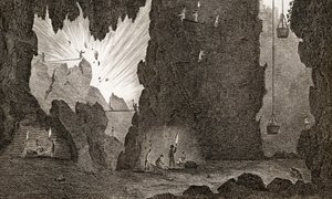 Egy vasbánya látképe, 1783 körül alkotó: English School